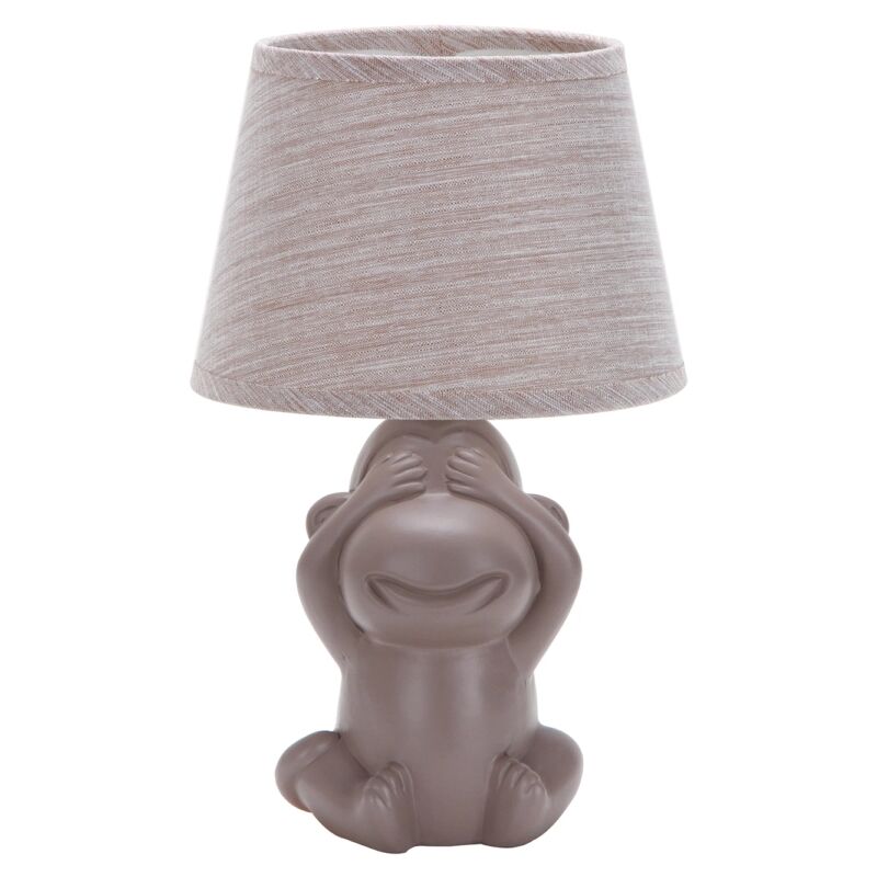 foto del prodotto lumetto monkey non vedo marrone, e14