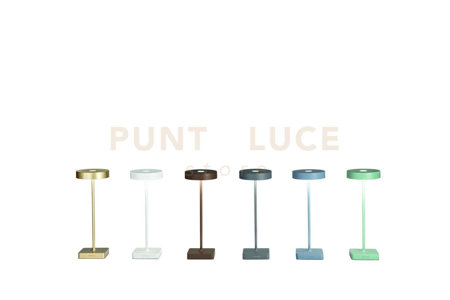 foto del prodotto lumetto tap touch antracite led 3000k 240lm 3w dimmerabile