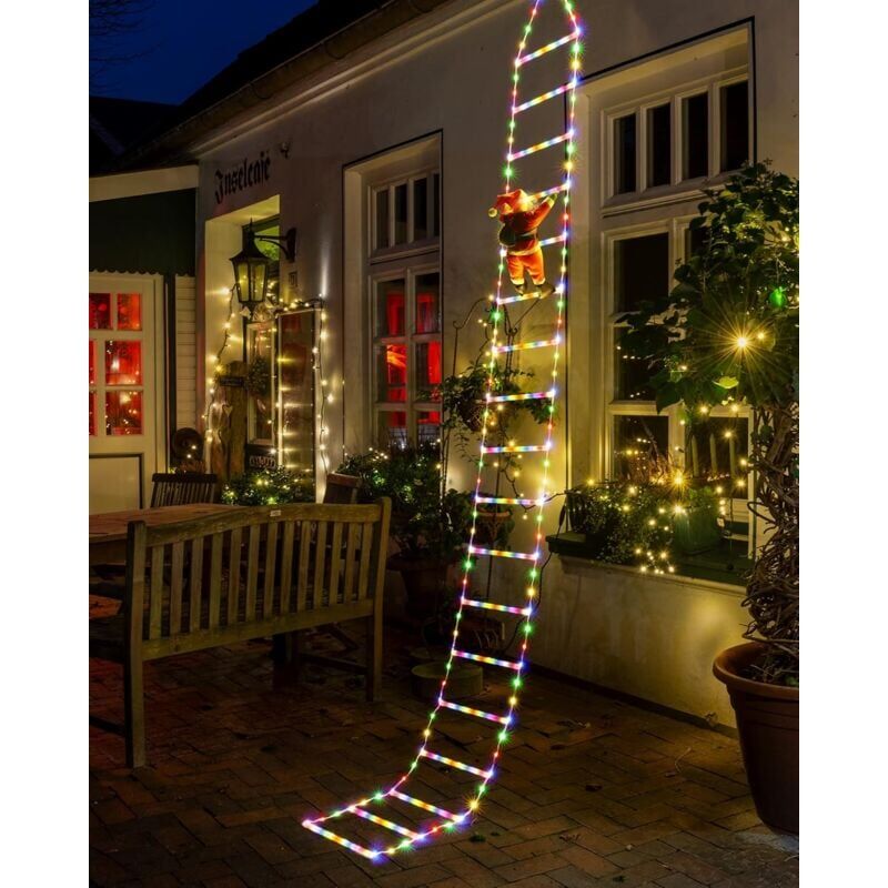 foto del prodotto lumi res de no l led chelle d corative de no l de 3 m avec p re no l, lumi res d coratives de no l pour int rieur et ext rieur, fen tre, jardin,