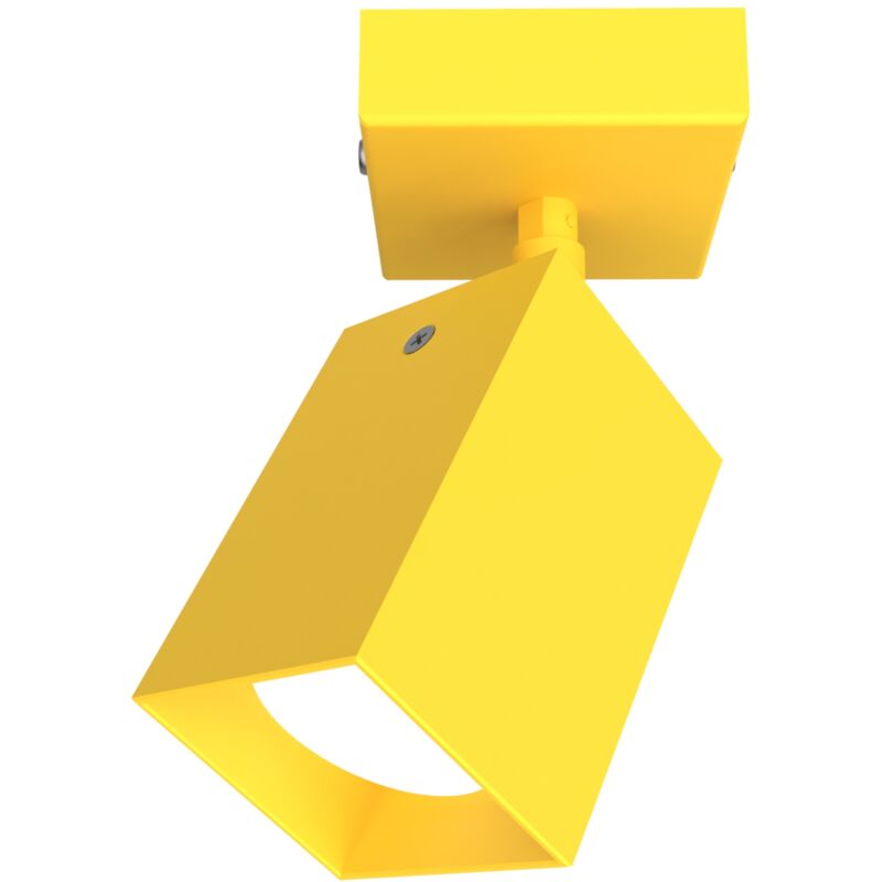 foto del prodotto lumicom brinck plafoniera s, 1x gu10, max 33w, metallo, giallo, l.6cm