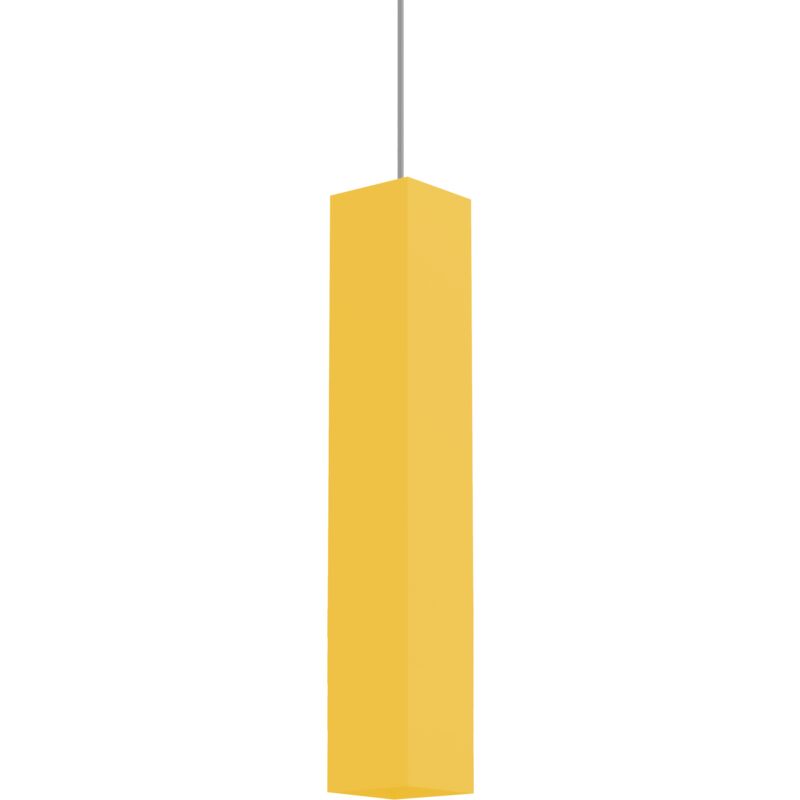 foto del prodotto lumicom - cube sospensione, 1x gu10, max 33w, metallo, giallo, h40cm