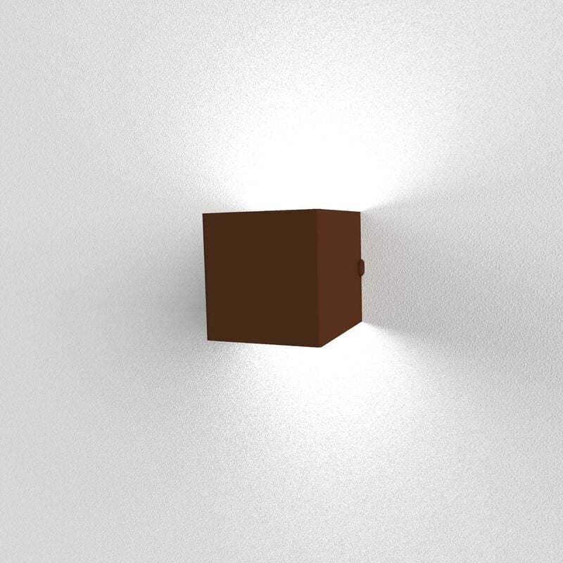 foto del prodotto lumicom - desmo s sospensione, 2x gx53, max 8w, metallo, marrone corten, 10x10cm