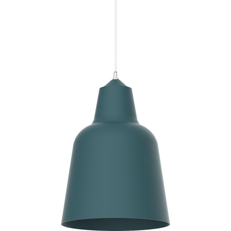 immagine 0 del prodotto lumicom dong sospensione, 1x e27, max 42w, metallo, blu mediterraneo, d.25cm