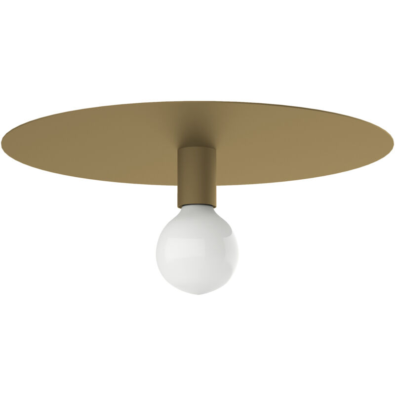 foto del prodotto lumicom nina plafoniera, 1x e27, max 42w, metallo, anodic gold, d.40cm