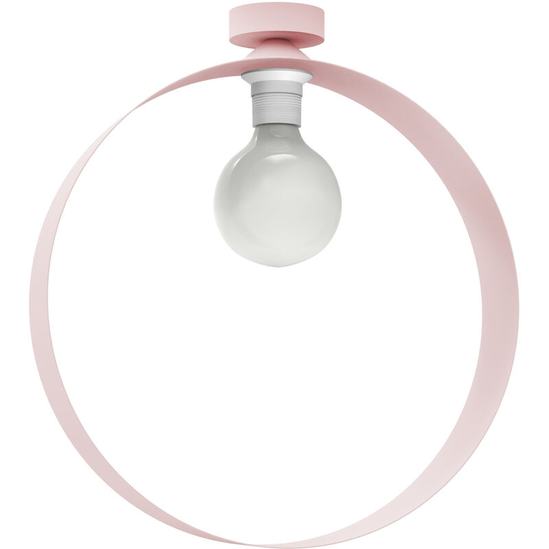 immagine 0 del prodotto lumicom nucleo mono plafoniera, 1x e27, max 42w, metallo, rosa, d.40cm
