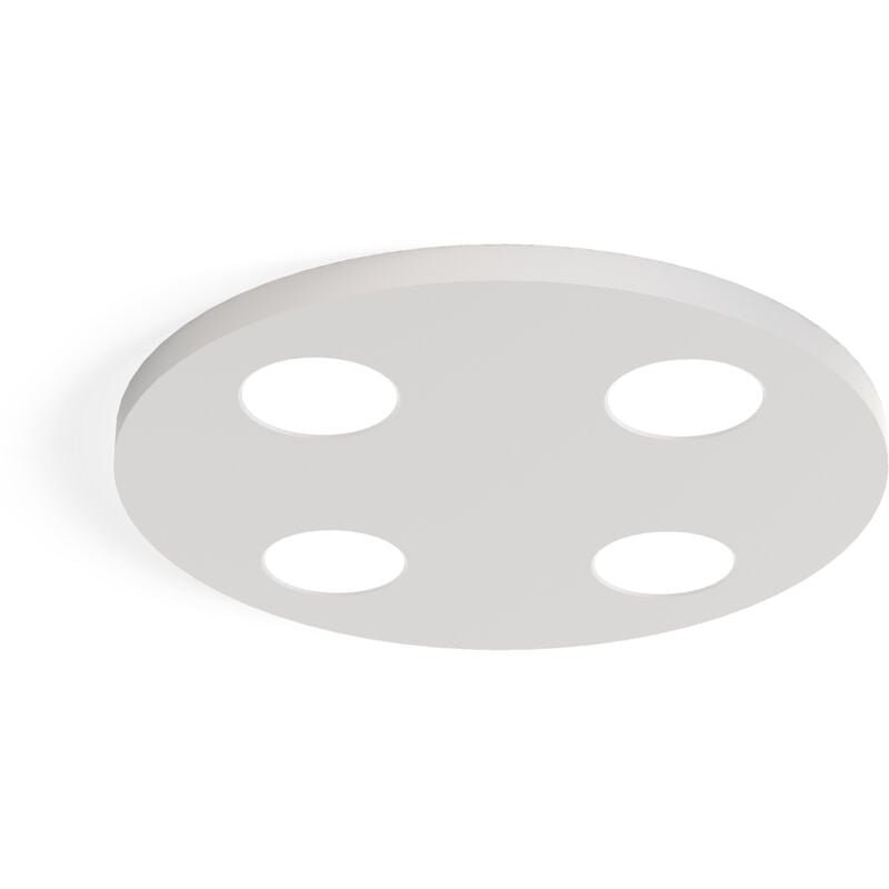 immagine 0 del prodotto lumicom phanteon plafoniera, 4x gx53, max 8w, metallo, bianco, d.40cm