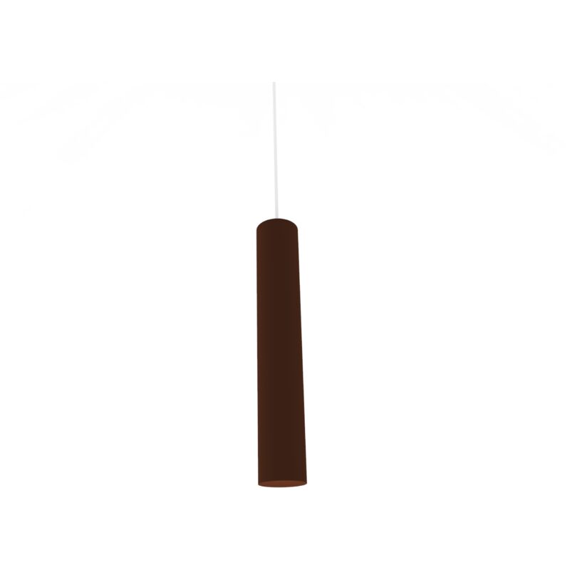 foto del prodotto lumicom rond sospensione, 1x gu10, max 33w, metallo, corten, h.30cm