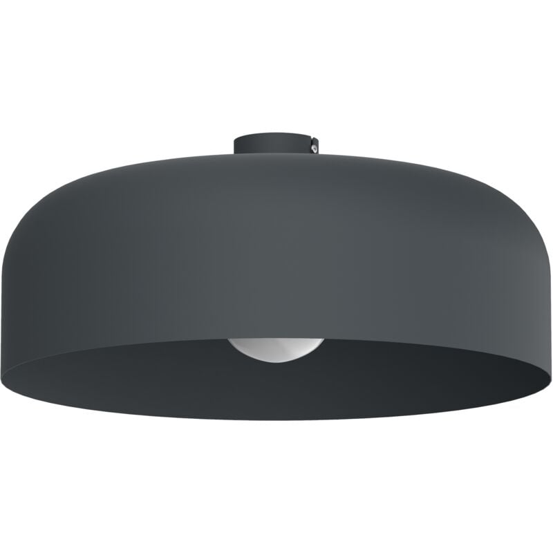 foto del prodotto lumicom tuzzi plafoniera, 1xe27, max 42w, metallo, antracite, d.50cm