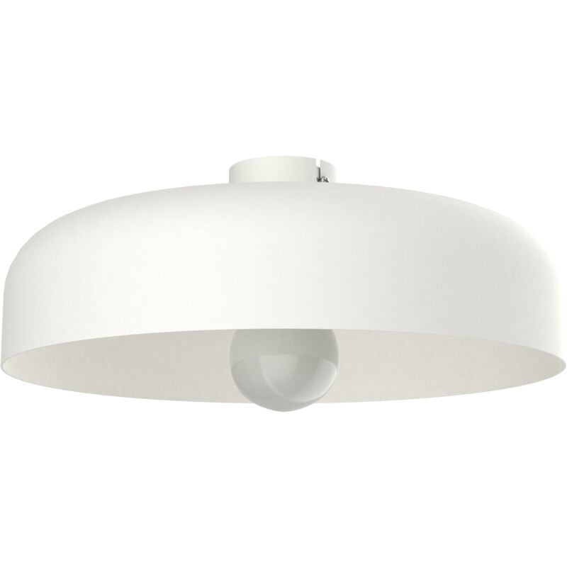 foto del prodotto lumicom tuzzi plafoniera, 1xe27, max 42w, metallo, bianco opaco, d.40cm