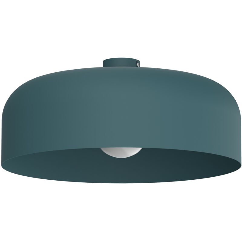 foto del prodotto lumicom tuzzi plafoniera, 1xe27, max 42w, metallo, blu mediterraneo, d.50cm