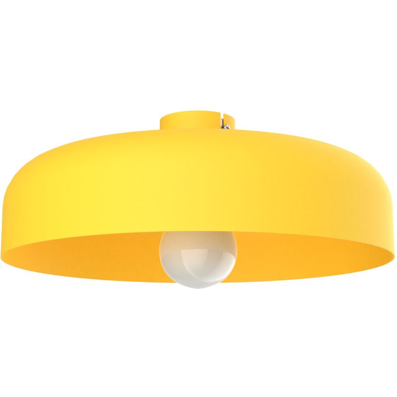 foto del prodotto lumicom tuzzi plafoniera, 1xe27, max 42w, metallo, giallo, d.40cm