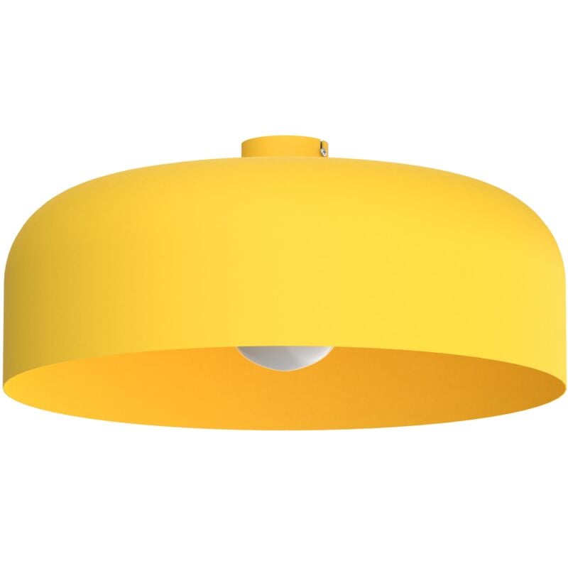foto del prodotto lumicom tuzzi plafoniera, 1xe27, max 42w, metallo, giallo, d.50cm
