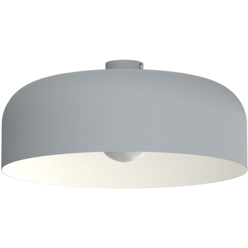 foto del prodotto lumicom tuzzi plafoniera, 1xe27, max 42w, metallo, grigio bianco, d.50cm