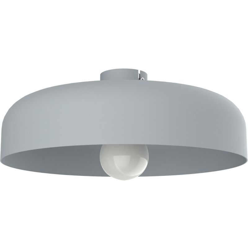 foto del prodotto lumicom tuzzi plafoniera, 1xe27, max 42w, metallo, grigio, d.40cm
