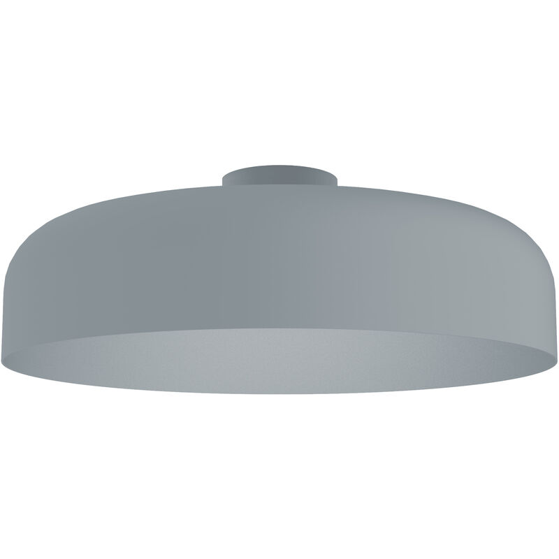 foto del prodotto lumicom tuzzi plafoniera, 1xe27, max 42w, metallo, grigio, d.50cm