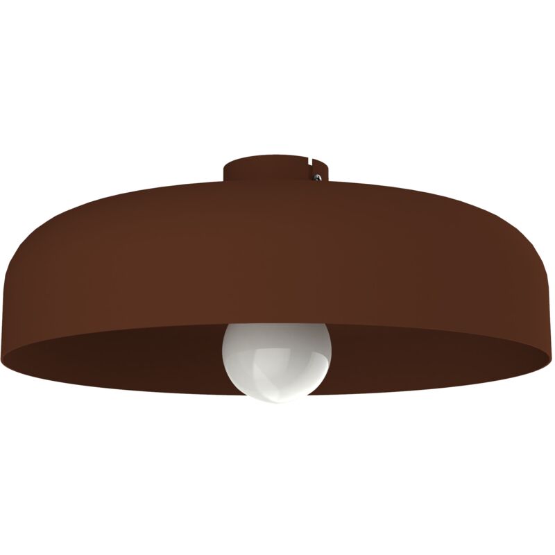foto del prodotto lumicom tuzzi plafoniera, 1xe27, max 42w, metallo, marrone corten, d.40cm