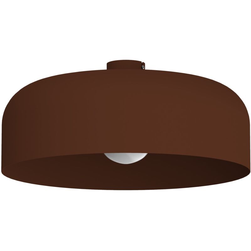 foto del prodotto lumicom tuzzi plafoniera, 1xe27, max 42w, metallo, marrone corten, d.50cm