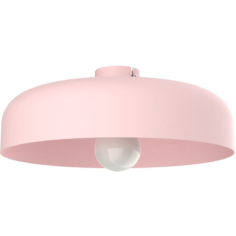 foto del prodotto lumicom tuzzi plafoniera, 1xe27, max 42w, metallo, rosa, d.40cm