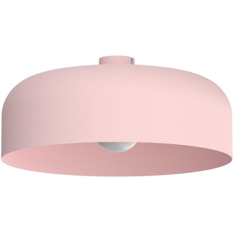 foto del prodotto lumicom tuzzi plafoniera, 1xe27, max 42w, metallo, rosa, d.50cm