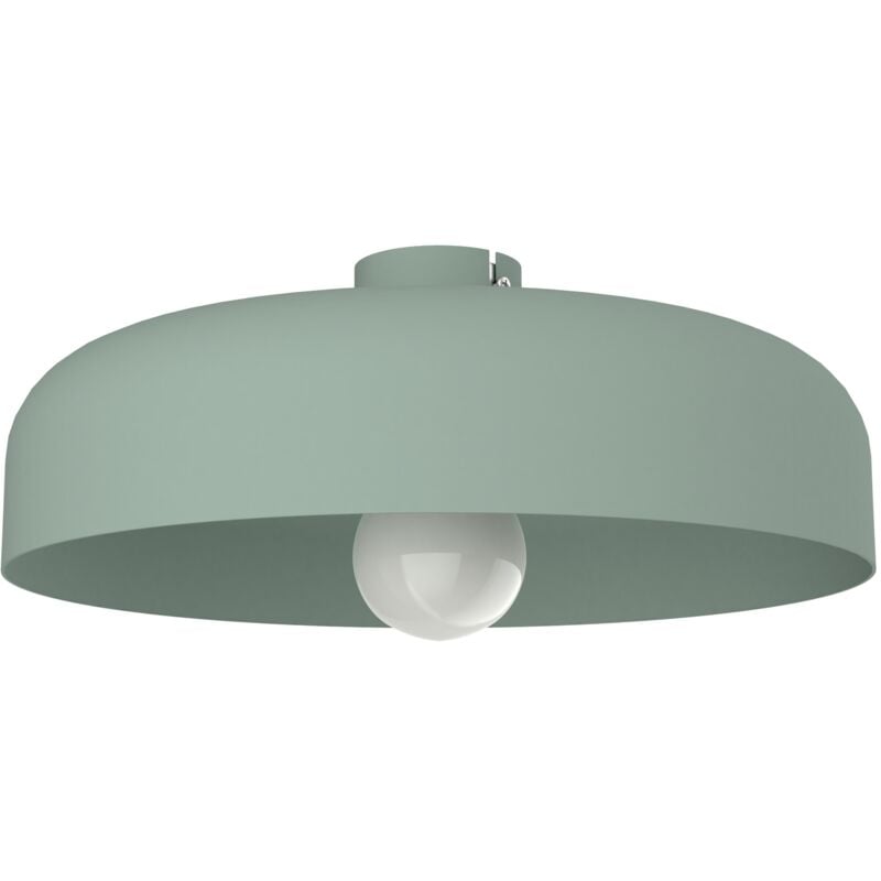 foto del prodotto lumicom tuzzi plafoniera, 1xe27, max 42w, metallo, verde iceberg, d.40cm