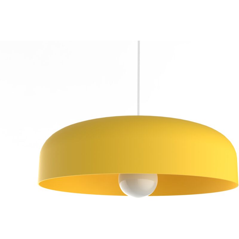 foto del prodotto lumicom tuzzi sospensione, 1xe27, max 42w, metallo, giallo, d.40cm