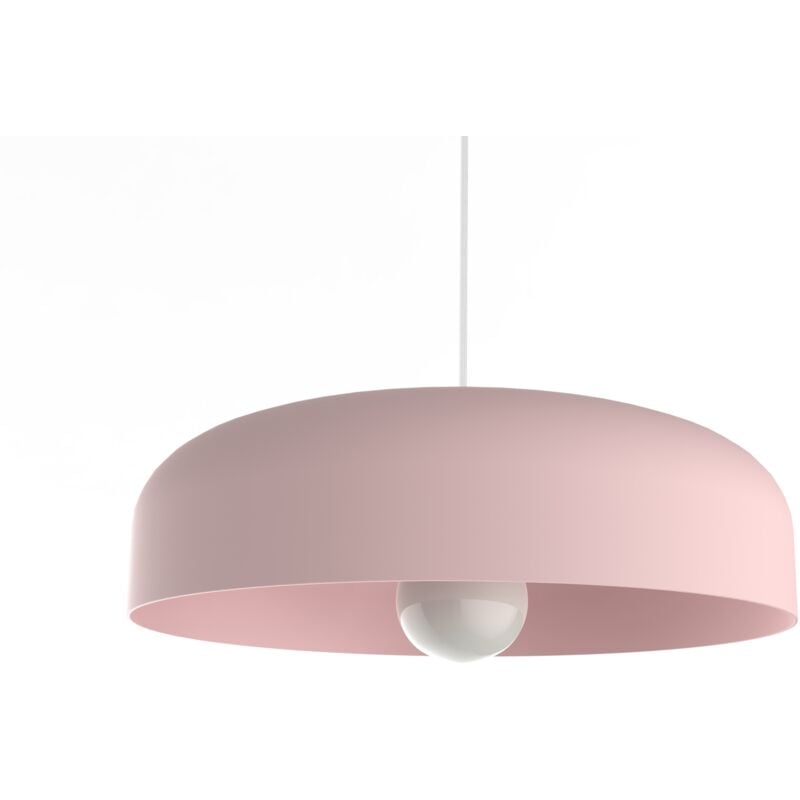 foto del prodotto lumicom tuzzi sospensione, 1xe27, max 42w, metallo, rosa, d.40cm