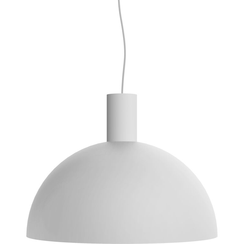 foto del prodotto lumicom zenit sospensione, 1xe27, max 42w, metallo, bianco opaco, d.40cm