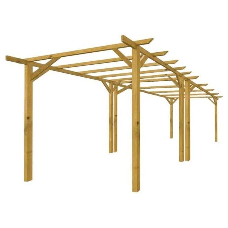 foto del prodotto lumina pergola da giardino 3x6 in legno