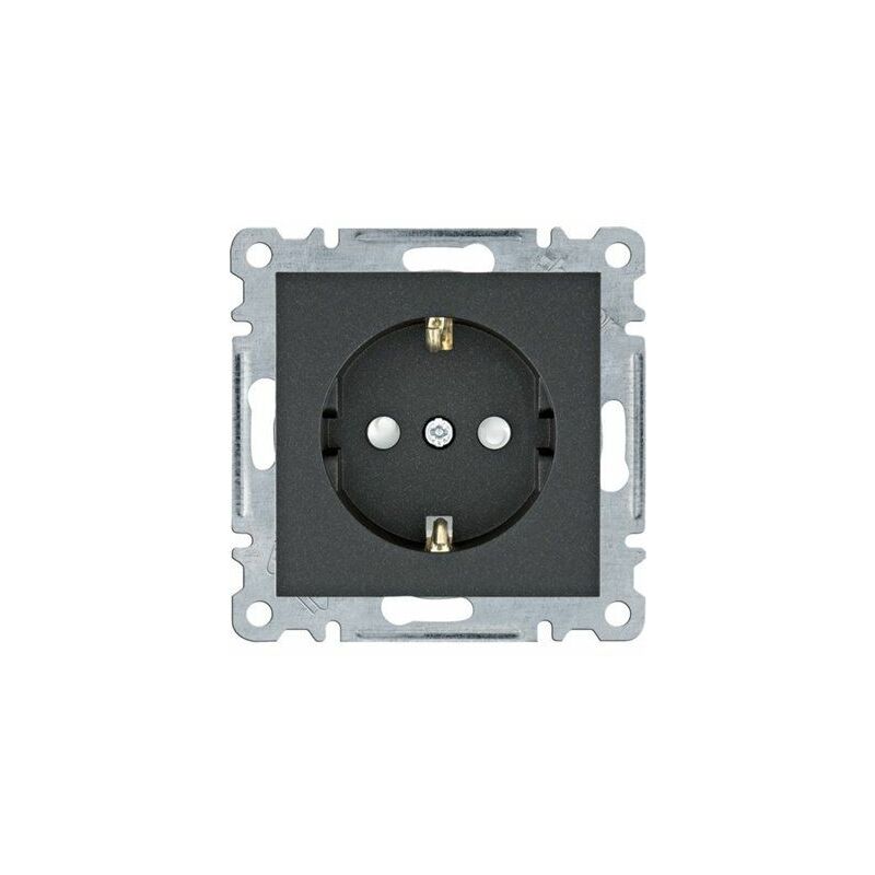 foto del prodotto lumina spina presa 2p tt lumina nera wl1063