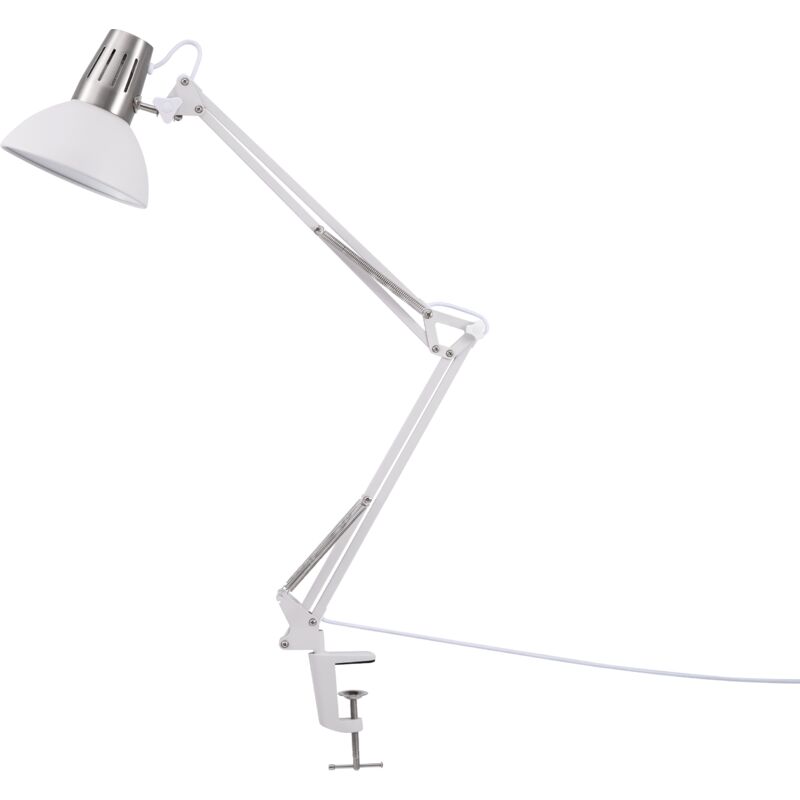 foto del prodotto luminaria led l mpara mesa decoraci n escritorio estudio despacho e27 lampada da tavolo bianca, argento 1 paco home