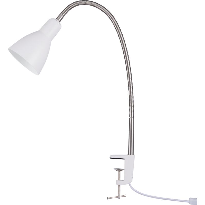 foto del prodotto luminaria led l mpara mesa decoraci n escritorio estudio despacho e27 lampada da tavolo bianca, argento 2 paco home