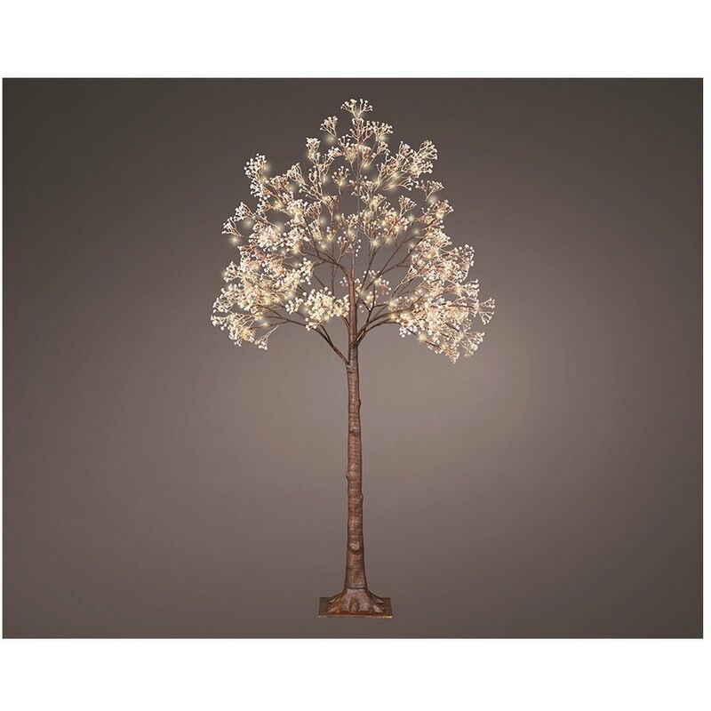 foto del prodotto lumineo albero a led gypsophila glitter ip44 150cm