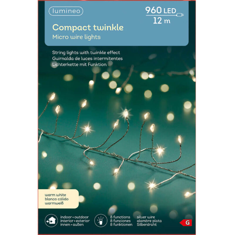 foto del prodotto lumineo ghirlanda di luci led 6 w 17 m 5 m