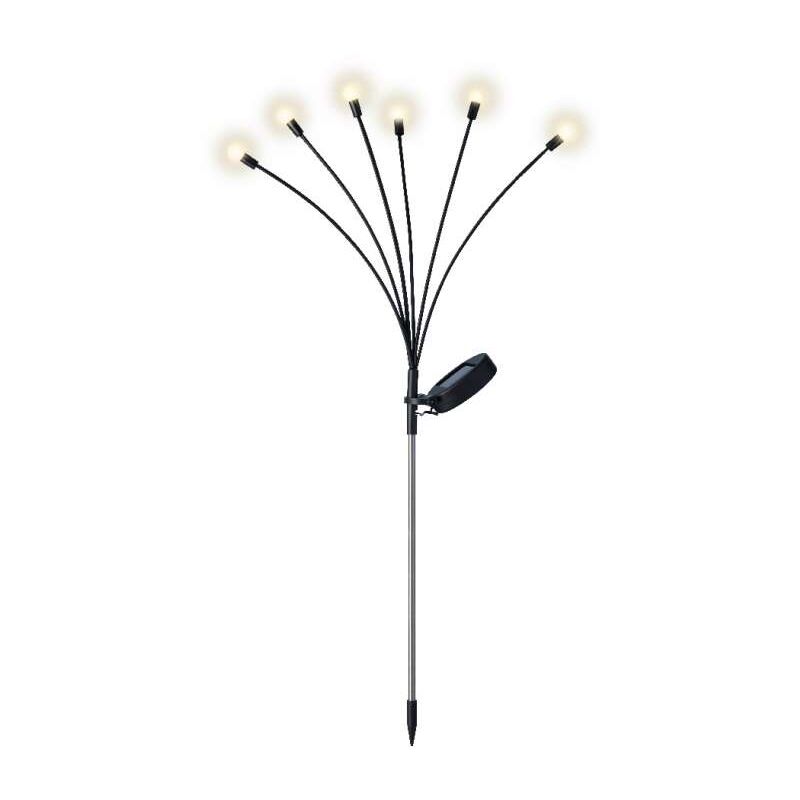 foto del prodotto lumineo kaemingk lampada solare decorativa a stelo firefly 70cm con 6 led caldi
