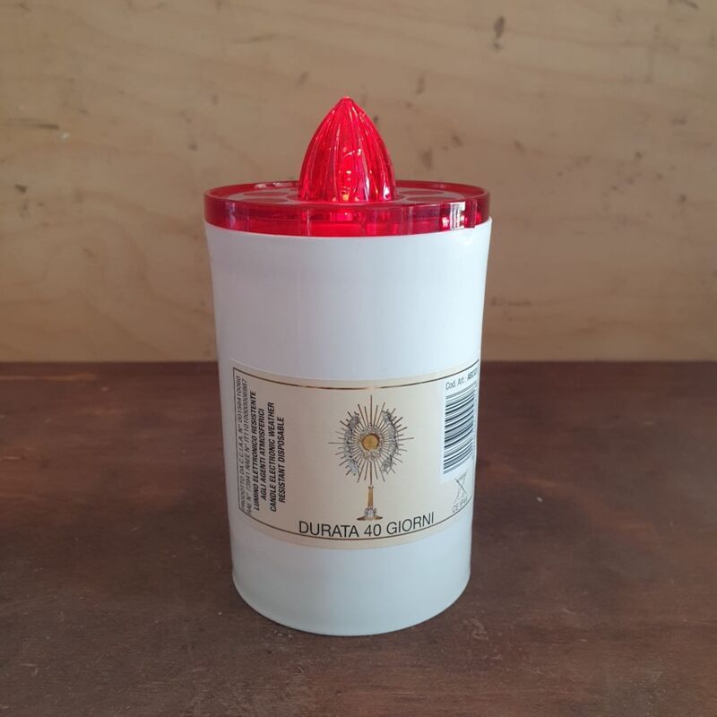 foto del prodotto lumino votivo elettronico bianco 40 gg