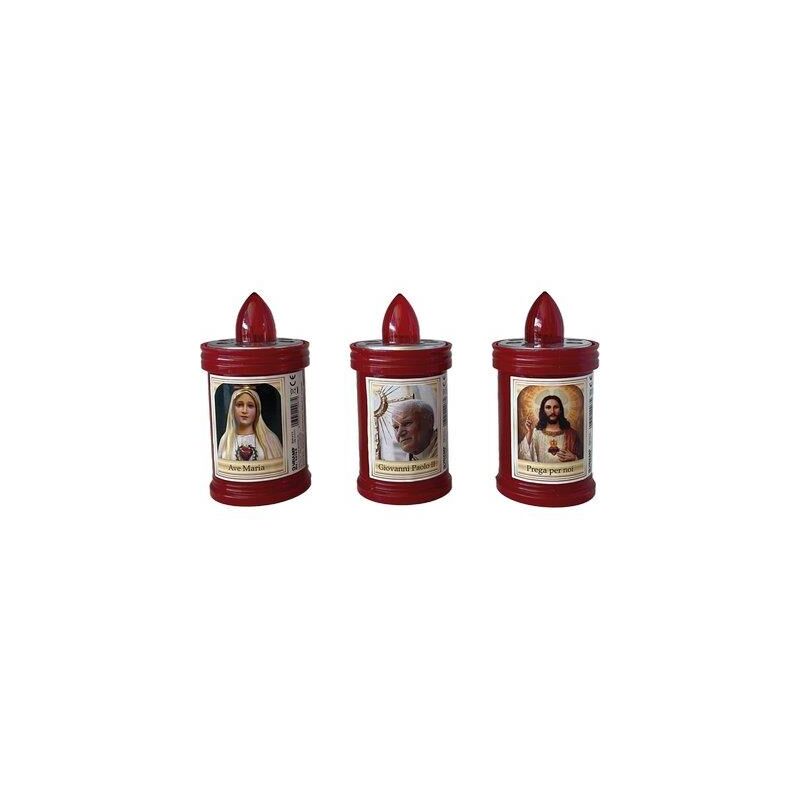 foto del prodotto lumino votivo rosso mm 60x100 durata gg 60