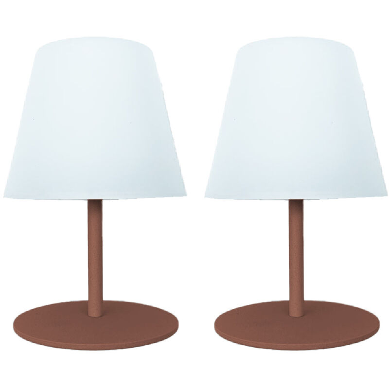 foto del prodotto lumisky set di 2 lampade da tavolo h16cm twins