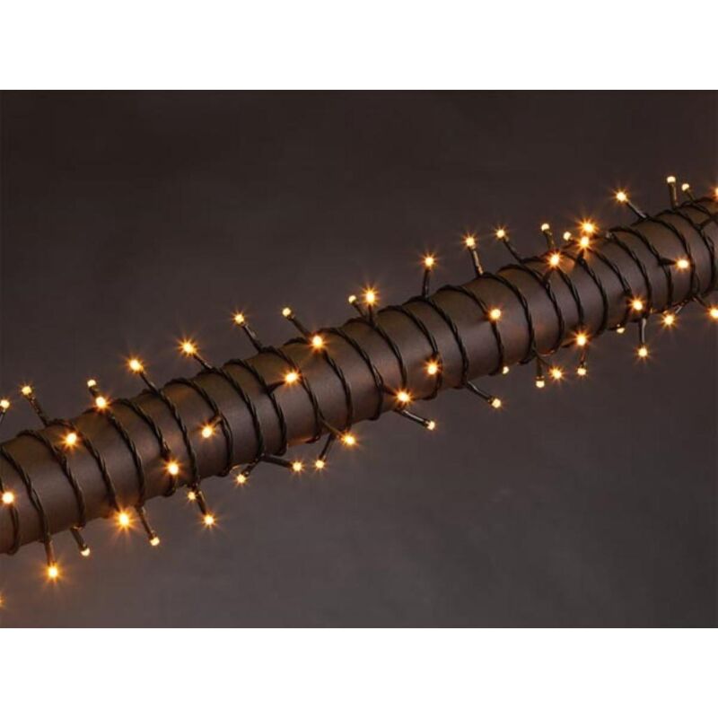 foto del prodotto luna led 12 m 160 lampade bianco arizona filo verde modulatore 24 v