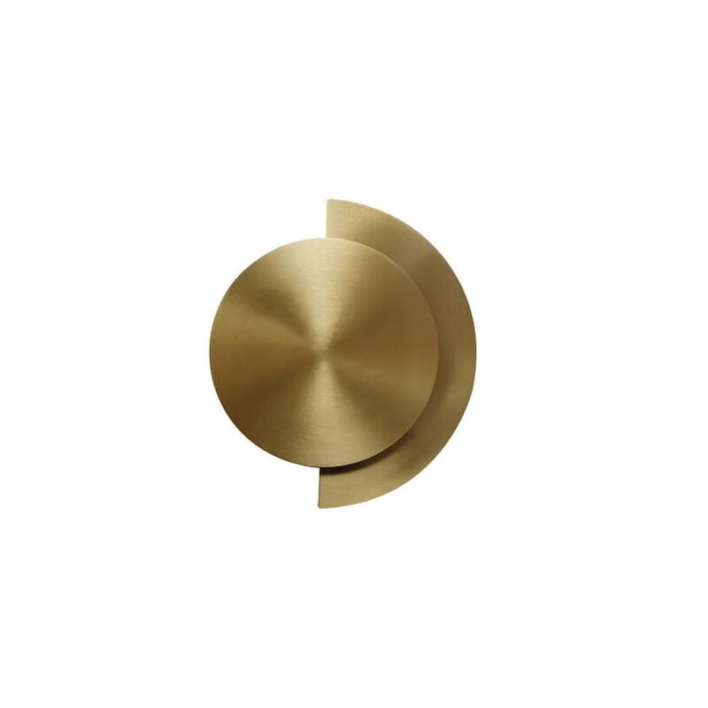 foto del prodotto lunar lampada da parete 265x300 mm, led 6w, ottone spazzolato, 3000k