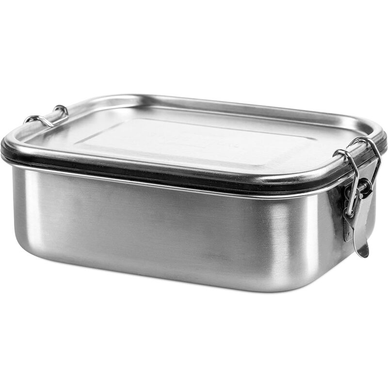 foto del prodotto lunch box in acciaio inossidabile da 1200 ml con scomparto rimovibile e pentola per salse con coperchio lunch box per scuola, ufficio, pranzo al