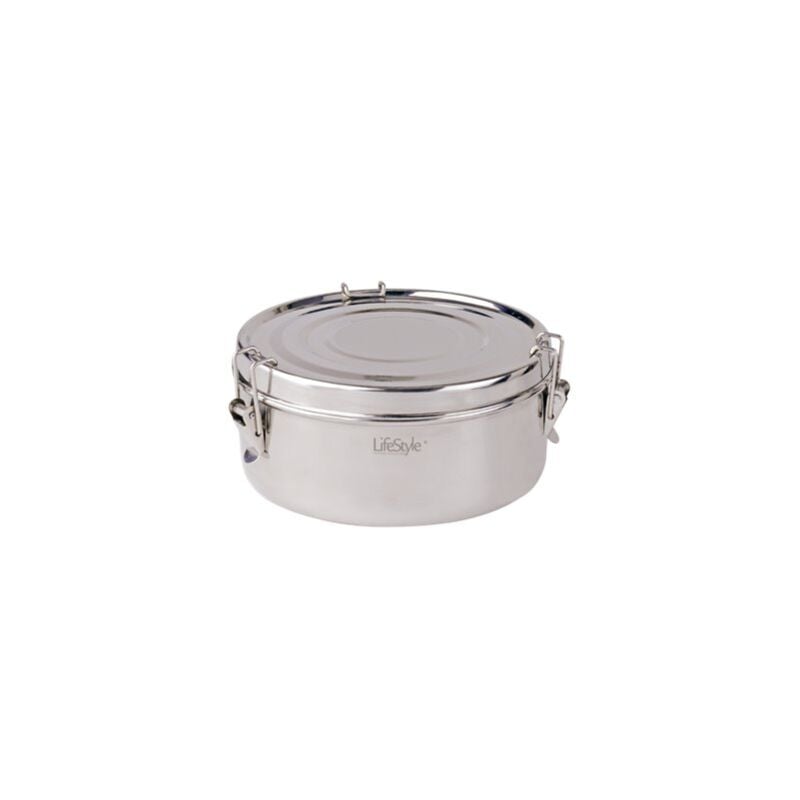 foto del prodotto lunch box in acciaio inox 2 piatti 18 cm modello 4122