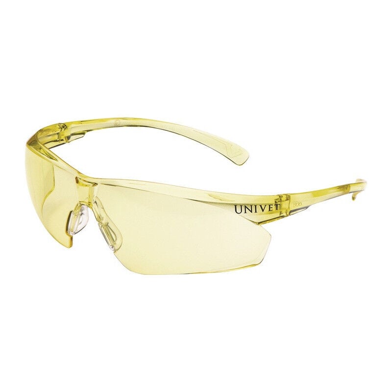 foto del prodotto lunettes de s curit 505u en 166.en 170 branches jaunes verres jaunes pc univet