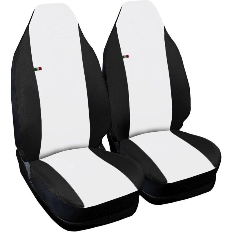 foto del prodotto lupex shop coppia coprisedili anteriori per auto smart.1s w450 , made in italy, con copri poggiatesta, tessuto poliestere, senza logo, colore