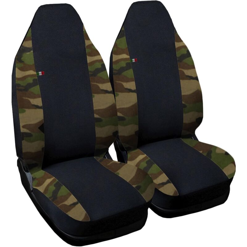 foto del prodotto lupex shop coppia coprisedili anteriori per auto smart.1s w450 , made in italy, con copri poggiatesta, tessuto poliestere, senza logo, colore