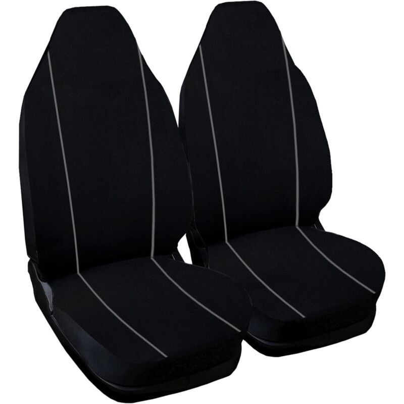 foto del prodotto lupex shop coppia coprisedili anteriori per auto smart.1s w450 , made in italy, con copri poggiatesta, tessuto poliestere, senza logo, colore