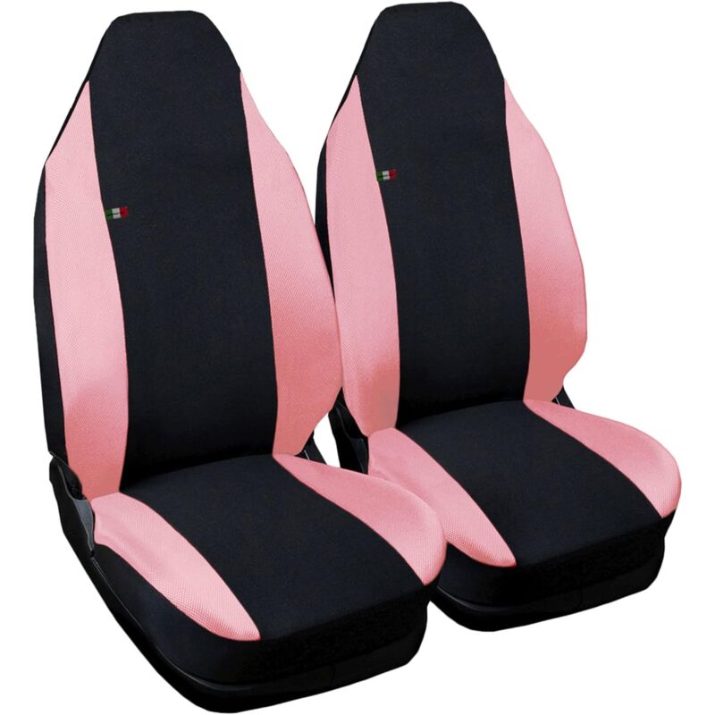 foto del prodotto lupex shop coppia coprisedili anteriori per auto smart.2s w451 , made in italy, con copri poggiatesta, tessuto poliestere, senza logo, colore