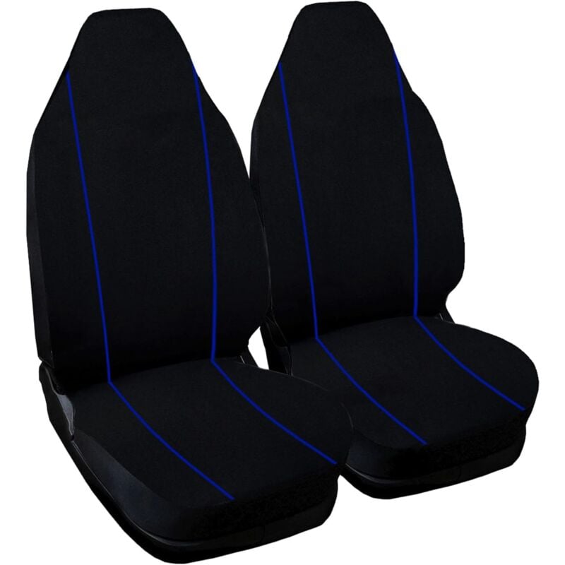 foto del prodotto lupex shop coppia coprisedili anteriori per auto smart.2s w451 , made in italy, con copri poggiatesta, tessuto poliestere, senza logo, colore