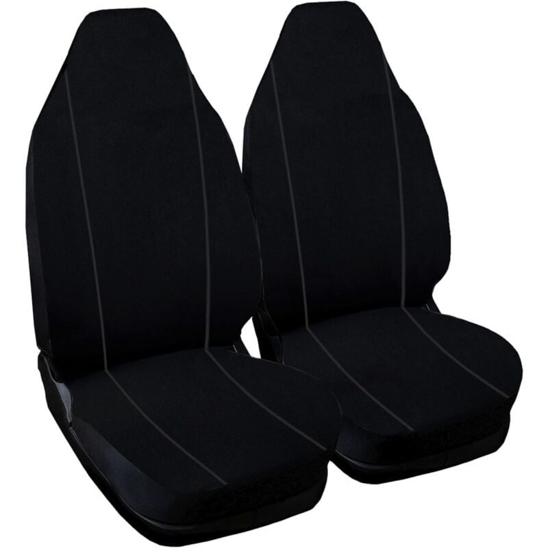 foto del prodotto lupex shop coppia coprisedili anteriori per auto smart.2s w451 , made in italy, con copri poggiatesta, tessuto poliestere, senza logo, colore