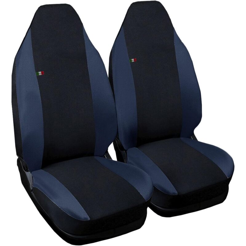 foto del prodotto lupex shop coppia coprisedili anteriori per auto smart.3s w452 , made in italy, con copri poggiatesta, tessuto poliestere, senza logo, colore