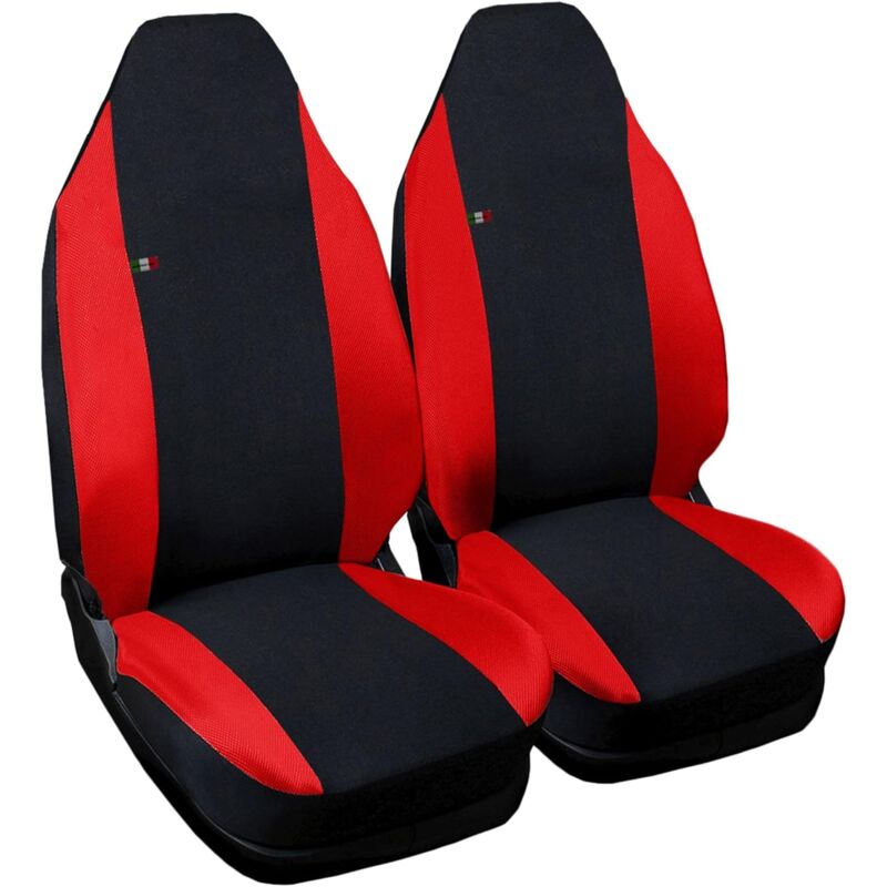 foto del prodotto lupex shop coppia coprisedili anteriori per auto smart.3s w452 , made in italy, con copri poggiatesta, tessuto poliestere, senza logo, colore